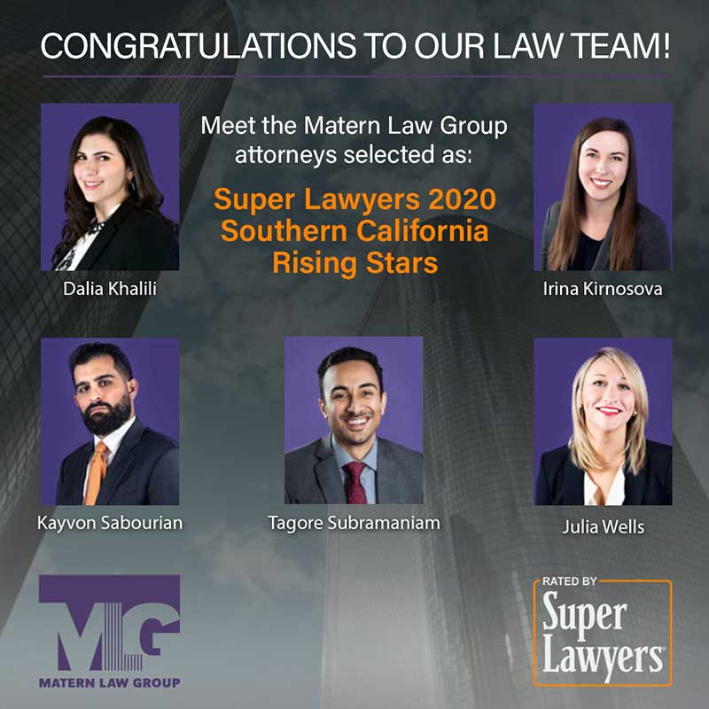 Matern Law Group PC SuperLawyers 2020